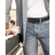 thumbnail image 4 of Cinturón de piel con trinquete CHAOREN para hombre, ajuste personalizable, 4 of 6