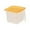 Yellow, variant on Yonrjhukm Transparent Plastic Refrigerated Storage Box for Vegetables and Fruits, Multi-Purpose Food Organizer with Lid, Kitchen and Pantry Storage Solution, Easy to Clean and Transport