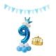thumbnail image 3 of Columna de globos con números azules del 0 al 9 para decoración de fiestas 9, 3 of 8