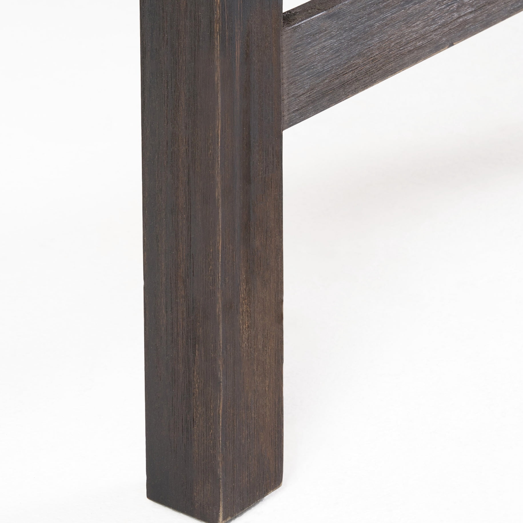 Dining Table - Wood, Slat Panel Top, , 300 Lbs Capacity, Grey, 69.14 In Deep, 34.19 Wide, 28.52 High Wood With Paneling, To Weather, Weight Grey Finish, Depth X Width Height