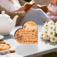 thumbnail image 5 of Thank You Gifts for Mom From Daughter Son To My Mom Love You Wooden Heart Sign Tabletop Decoration for Home Birthday Mothers Day Valentines Day Gifts for Mother, 5 of 9