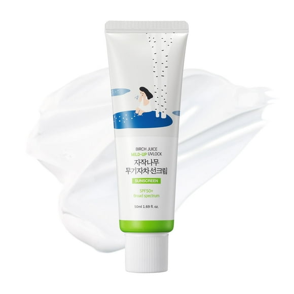 Protector solar ROUND LAB Zumo de abedul, protector UV suave, 50 ml, SPF 50+