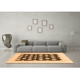 thumbnail image 3 of Ahgly Company Indoor Rectangle Oriental Orange Traditional Area Rugs, 5' x 7', 3 of 4