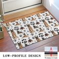 thumbnail image 3 of German Shepherd Dog and Footprint Door Rugs,Washable Non Slip Door Mats Indoor,Decorative Door Mats,Entry Mat Indoor for Entrance,Bedroom,Kitchen,Bathroom,16"x24", 3 of 6