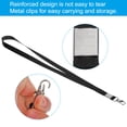 thumbnail image 3 of Uxcell 17" x 0.6" Neck Lanyards with Swivel Hook Clip for ID Badge Keys Black 5 Pack, 3 of 6