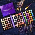 thumbnail image 2 of Paleta de sombras UCANBE de 86 colores nude con 15 brochas de maquillaje, 2 of 8