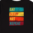 thumbnail image 4 of Inktastic Art Teacher Collector Artist Gift Boys or Girls Long Sleeve Toddler T-Shirt, 4 of 5