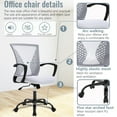 thumbnail image 5 of FDW Ergonomic Office Chair, Swivel Rolling, Lumbar Support for Men, Women(White), 5 of 7