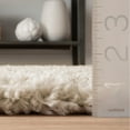 thumbnail image 3 of nuLOOM Neva Cozy Plush Shag With Tassels 2' 6" x 8' Runner Area Rug, Beige, 3 of 5