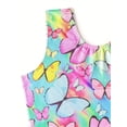 thumbnail image 6 of WIBACKER Butterfly Gymnastics Leotards for Girls with Shorts Sparkle Biketards Kids Dance Outfits Unitards, 6 of 11