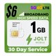 thumbnail image 1 of Kit de inicio SIM Card Jolt Mobile 1 GB por 30 días 5G LTE, 1 of 8