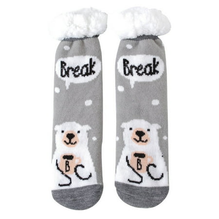 

Winter Long Thicken Fleece Lined Socks Women Soft Warm Fuzzy Cartoon Floor Slipper Socks Fashionable Comfortable Warm Women Lady Girl Daily Winter Home Women Socks Winter Socks Long Thicken Fleece 3