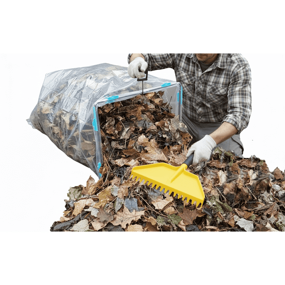 BagEZ Portable Trash Bag & Leaf Bag Holder Fits 20 to 96 Gallon Bags