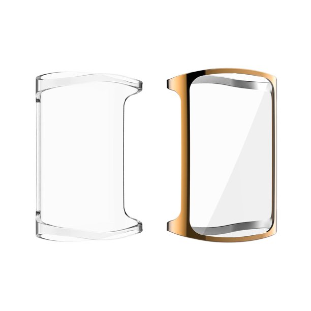 Funda Protectora Compatible Con Fitbit Charge5 Pulsera Inteligente Galvanoplastia Funda A Prueba De Caídas Para Evitar Arañazos 2 Uds seitruly EL017495-05