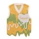 thumbnail image 5 of Chaleco tipo suéter con cuello en V y diseño de graffiti americano de principios de otoño, chaleco de punto irregular con sentido del nicho para hombres y mujeres, 5 of 6