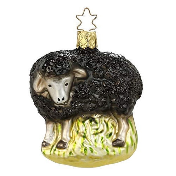 The Black Sheep Christmas Ornament Inge-Glas
