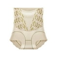 thumbnail image 1 of Crazyview Womens High-Waisted Lace Shapewear Briefs,Hipster Briefs for Smooth Shaping, 1 of 8