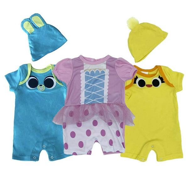 Kit Pañaleros con Gorro Bordados Disney Bunny Bo Peep Ducky