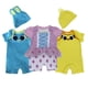 thumbnail image 1 of Set de3 PaÃ±aleros Kiss Ropa de ReciÃ©n Nacido, 1 of 2