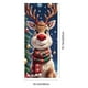 thumbnail image 3 of Uuiauoio Christmas Door Cover Decorations Set with Patterns Holiday Party Festival Scene Hanging Cloth for Front Door Indoor Wall Fireplace Mantel Christmas Tree Background Decor, 3 of 6