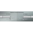 thumbnail image 3 of Central Design KLS3018 3 in. Clearance Single Lockseam Curtain Rod, Extends Upto 18 to 28 in., 3 of 5