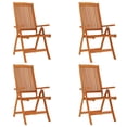 thumbnail image 4 of vidaXL 5 Piece Patio Dining Set Solid Wood Eucalyptus, 4 of 7