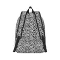 thumbnail image 3 of Xecao Black Leopard for Canvas College Laptop Backpack, Durable Rucksack Travel Notebook Bag School Backpack Book Bag for Men Women, 3 of 8