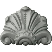 Ekena Millwork 5 3/4"W x 4 3/8"H x 1 1/8"P Cosmo Onlay