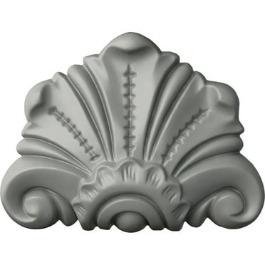 Ekena Millwork 5 3/4"W x 4 3/8"H x 1 1/8"P Cosmo Onlay