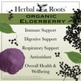 thumbnail image 3 of Herbal Roots Organic Black Elderberry Capsules, Max Strength, Made with Organic Sambucus , 60 Vegan and Pure Capsules, 3 of 9