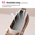 thumbnail image 2 of RDKTPXZ Women's Leopard Print Knit Slip-On Sneakers, Elastic Lace Casual Walking Shoes, 2 of 10