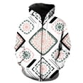 thumbnail image 1 of Sudadera con capucha y cremallera para hombre, diseño de mapa de tribus primitivas étnicas, con estampado 3D, divertida y genial, para adolescentes, de manga larga, para primavera, 1 of 6
