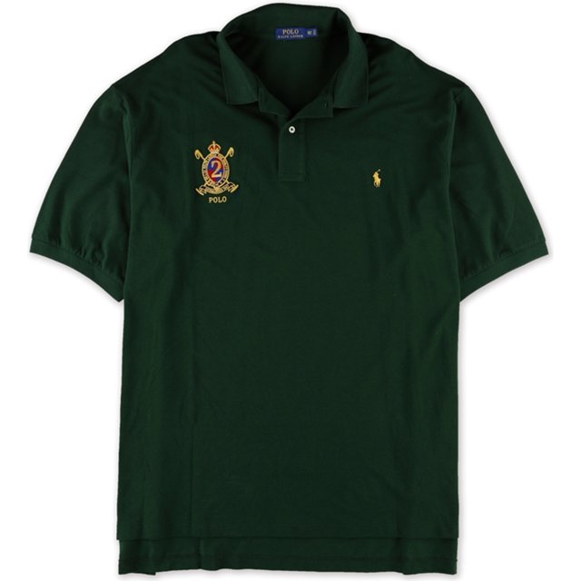 Ralph Lauren Polo de rugby de peso pluma grande y alto para hombre, verde, XLT