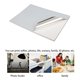 thumbnail image 5 of 25/50 Piezas de Papel Adhesivo de Vinilo Imprimible de Primera Calidad - Hojas de Papel de Calcomanías Impermeables para Impresora de Inyección de Tin Plata Mate 25Pcs Sunnimix Papel adhesivo de vinilo, 5 of 10