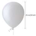 thumbnail image 2 of Bienvenido 100 globos blancos, globos de látex blancos, globos de látex con helio de calidad de 10 pulgadas, decoraciones con globos para fiestas, baby shower, baby shower, boda y día de San Valentín., 2 of 8