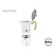 thumbnail image 3 of HUDSON VALLEY | Set Cafetera Italiana de Aluminio 290 ml, ideal para 6 tazas + 2 Pocillos y 2 Platos de Cerámica, Cafetera Moka Clásica para Café Espresso, Compacta y Duradera, Color Blanco, 3 of 5