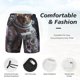 thumbnail image 3 of Balery Cat Astronaut In Space Bañador para hombre, shorts de playa de secado rápido con entrepierna y forro de compresión-XX-Large, 3 of 6