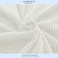 thumbnail image 6 of Stretch Sofa Seat Cushion Cover Couch Covers Furniture Protector (Loveseat, Off-white), 6 of 7