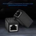 thumbnail image 2 of 2 piezas RJ45 hembra a hembra adaptador de red LAN acoplador conector extensor de red Ethernet, 2 of 5