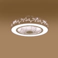 thumbnail image 6 of Acrylic LED Ceiling Fan Light Enclosed Chandelier Dimmable Modern Fxiture Remote 50cm, 6 of 20