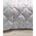 thumbnail image 3 of Colorful Down Alternative Comforter, Cartoon Ducks Pattern with Colorful Stripes Plaid Squares Animal Motifs, Microfiber Quilt for All Season, 5 Sizes, Multicolor, by Ambesonne, 3 of 3