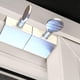 thumbnail image 3 of Cerraduras para puertas y ventanas corredizas Cerradura de tornillo de seguridad de aluminio ajustable para riel, cerradura de seguridad de tope de puerta, instalación sin taladrar, requiere espa, 3 of 5