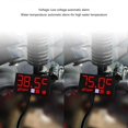 thumbnail image 2 of Reloj digital para motocicletas de 12 V, voltímetro, termómetro, accesorio para motocicletas, medidor electrónico 3 en 1, resistente al agua., 2 of 5