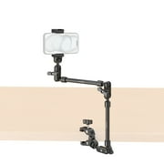 SMALLRIG 22 Magic Arm w Clamp, Overhead Phone Mount, Flexible Desk Camera Mount & Clamp, Articulating Friction Boom Arm w Thread Adapter, for Light, Webcam, Mic, Action Camera 4766