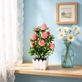 thumbnail image 3 of HWRETIE Simulated Potted Bonsai Fence,9-Head Fruit Tree Decoration for Pots & Garden, 3 of 6