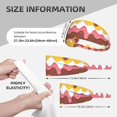 thumbnail image 2 of cream texture print Headbands for Women Men, Workout Elastic Sweat Band for Yoga Running Cycling Gym Exercise Non Slip Head Bands for Women's Hair, 2 of 5