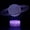 J, variant on Wovilon Galaxy Series 3D Night Light Led Colorful 16-Color Remote Control Desk Lamp Gift