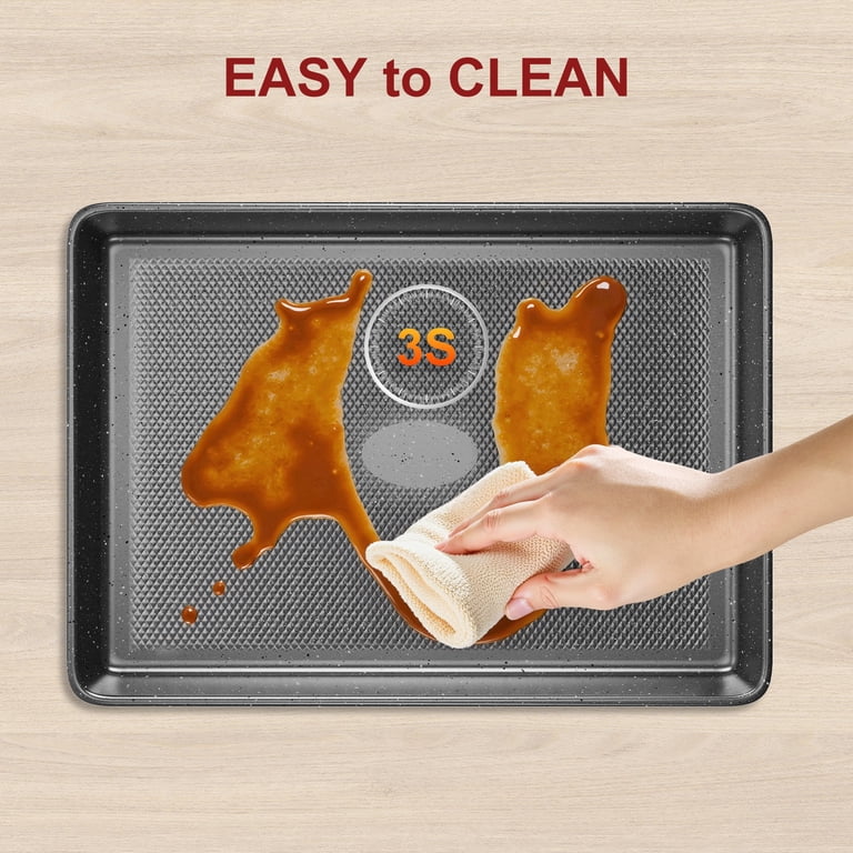VAVSEA 3-Piece Carbon Steel Nonstick Baking Sheet Set photo 7