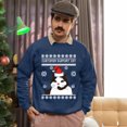 thumbnail image 5 of Christmas Sweatshirt, Customer Support Cat Funny Christmas Sweatshirt, Witty Holiday Jumper for Cat Lovers, Unique Feline Gift, 5 of 5