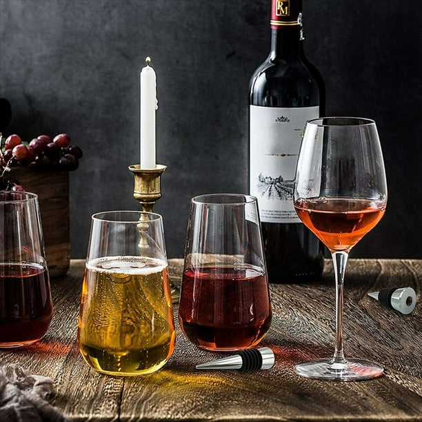 Tapón de Vino, 20 Tapones de Botella Reutilizables con Hermético A Prueba de Fugas, Corcho de Vino DIY para Bar, Fiesta de Vacaciones, Mantener El Vino Fresco